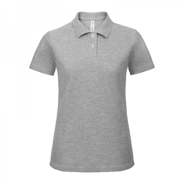 ID.001/ POLO SHIRT WOMEN S Heather Grey