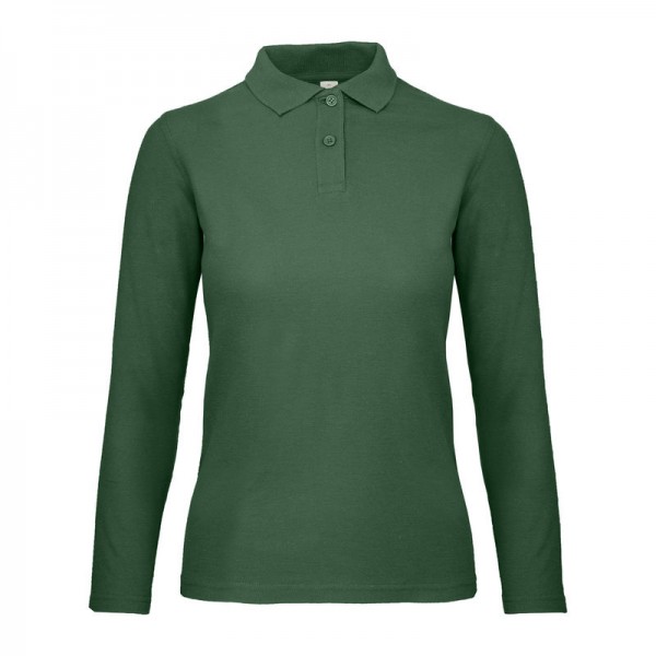B&C ID.001 LSL /WOMEN XS Bottle Green