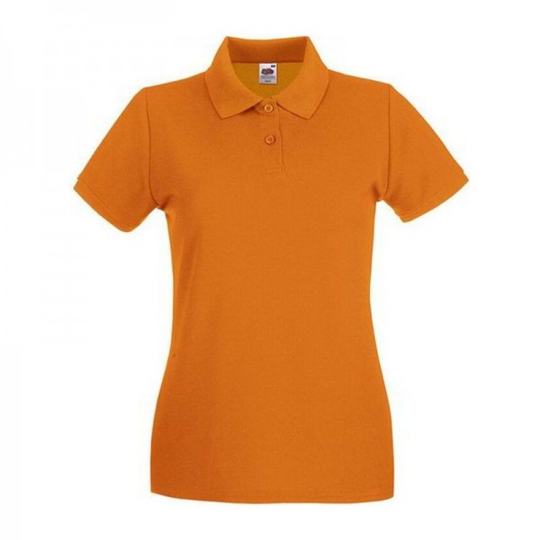 LADY FIT PREMIUM POLO 2XL Orange