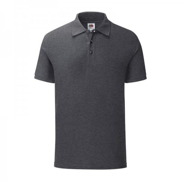 ICONIC POLO S Dark Heather Grey