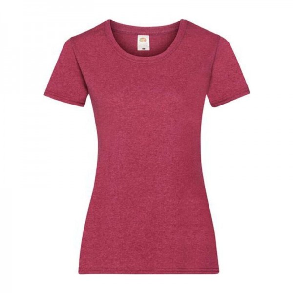 LADY-FIT VALUEWEIGHT T S Vintage Heather Red