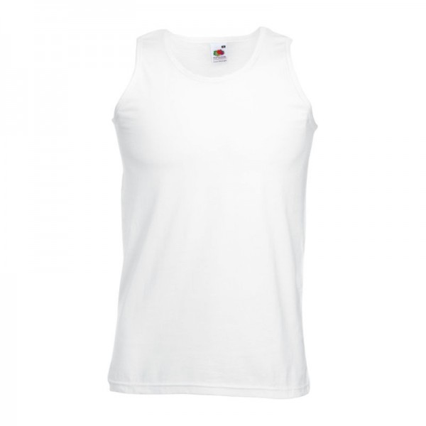 ATHLETIC VEST M White