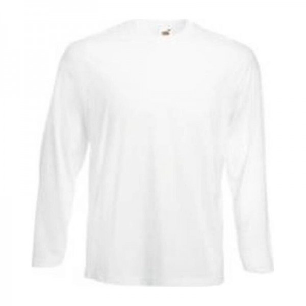 VALUEWEIGHT LONG SLEEVE T S White