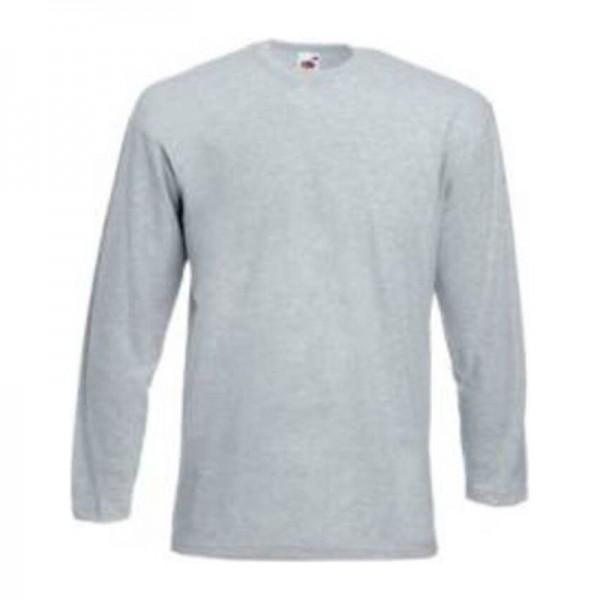 VALUEWEIGHT LONG SLEEVE T 3XL Heather Grey