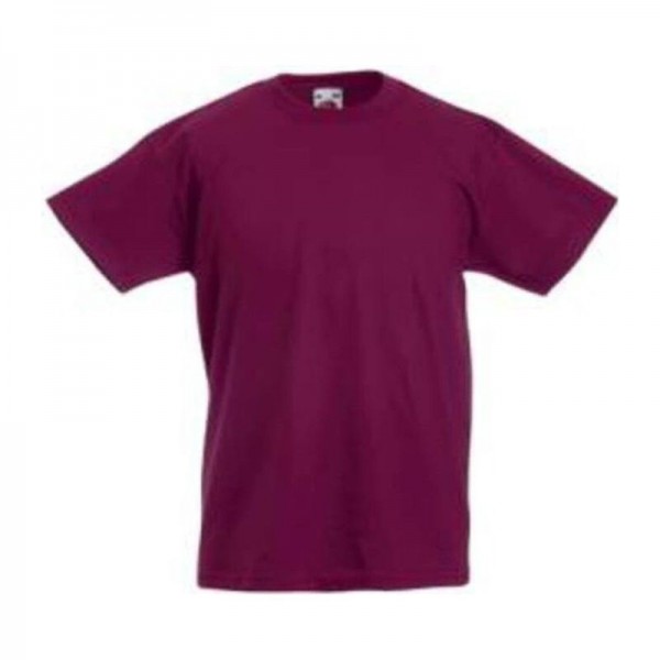 Kids Valueweight T 12/13 Burgundy