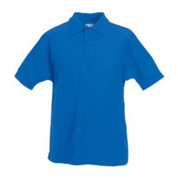 65/35 KIDS PIQUE POLO 14/15 Royal Blue