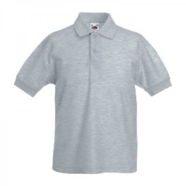 65/35 KIDS PIQUE POLO 12/13 Heather Grey