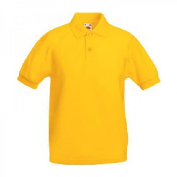 65/35 KIDS PIQUE POLO 14/15 Sunflower