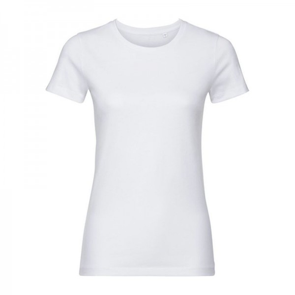 Russell Ladies’ Authentic Eco T M White