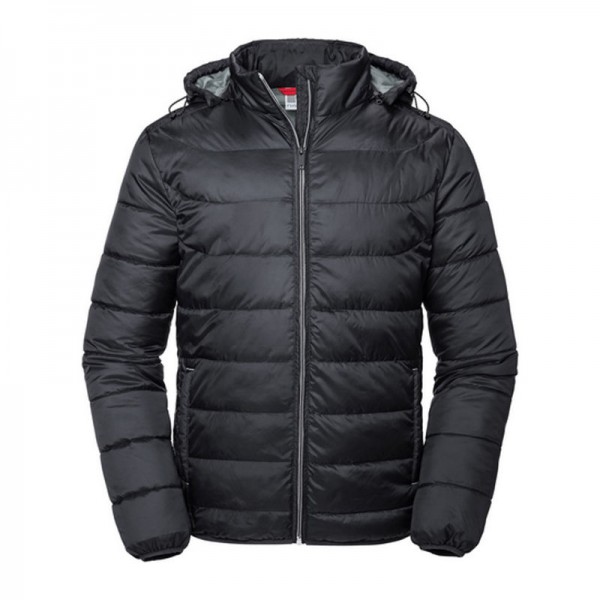 Russell Men’s Hooded Nano Jacket 4XL Black