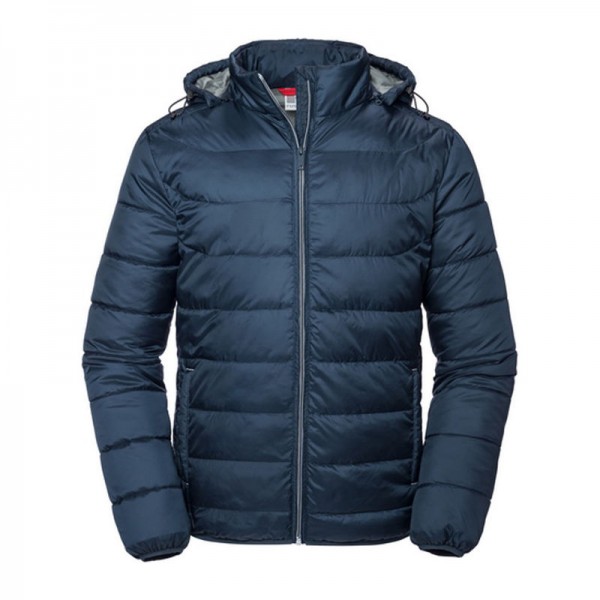 Russell Men’s Hooded Nano Jacket M French Navy