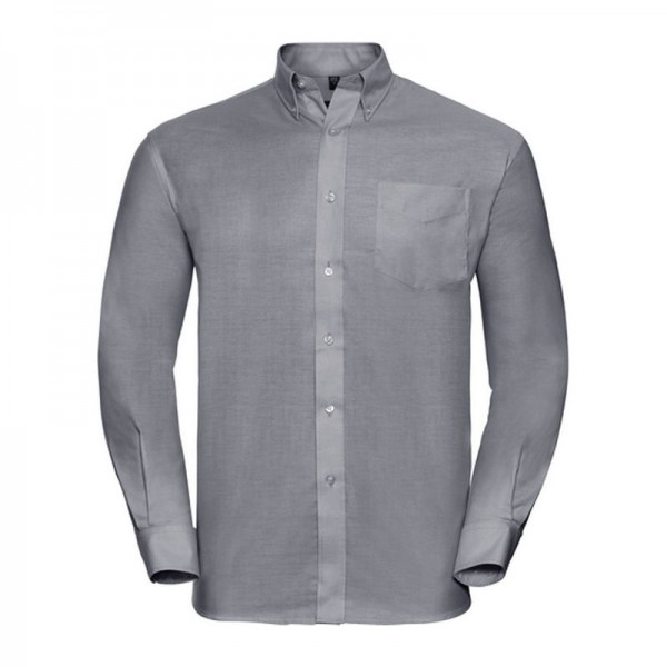 932M SHIRT LSL M Silver
