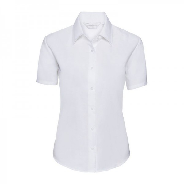 Ladies SS ECare Oxfrd Shrt 3XL White