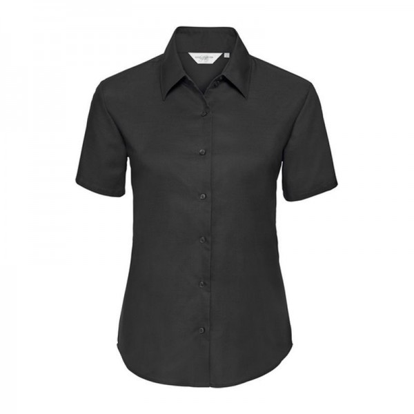 Ladies SS ECare Oxfrd Shrt L Black