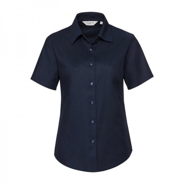 Ladies SS ECare Oxfrd Shrt 4XL Navy