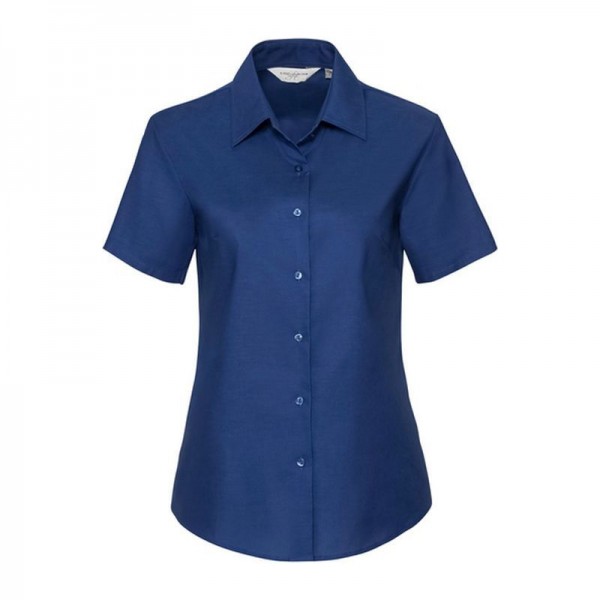 Ladies SS ECare Oxfrd Shrt 2XL Bright Royal