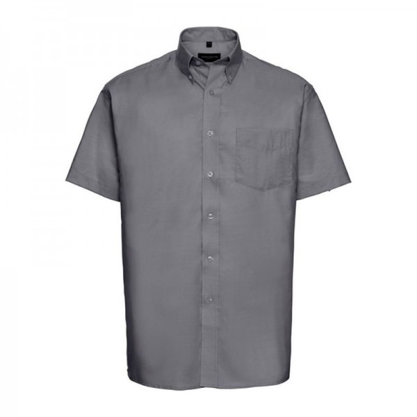 Men SS ECare Oxfrd Shrt 2XL Silver