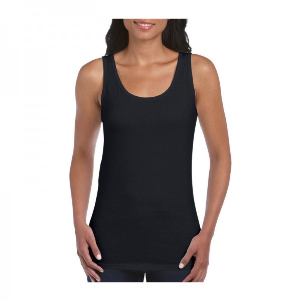 SOFTSTYLE® LADIES' TANK TOP XL Black