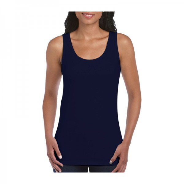 SOFTSTYLE® LADIES' TANK TOP 2XL Navy