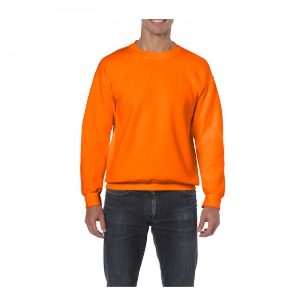 HEAVY BLEND™ ADULT CREWNECK SWEATSHIRT L S.Orange