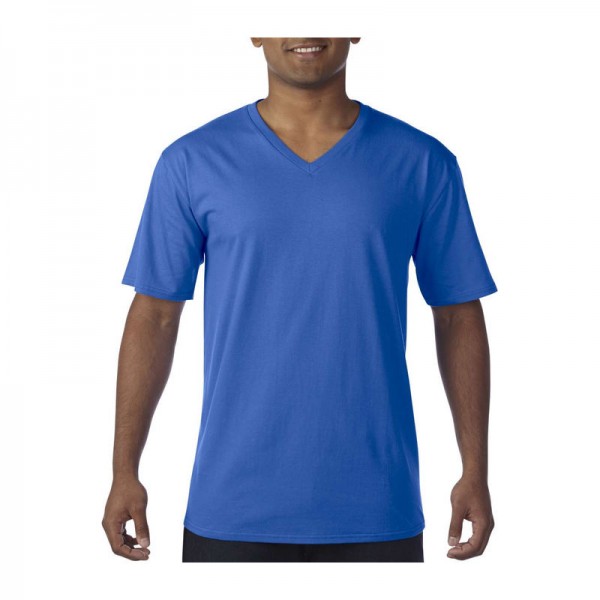 PREMIUM COTTON® ADULT V-NECK T-SHIRT XL Royal