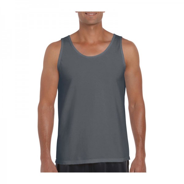 SOFTSTYLE® ADULT TANK TOP M Charcoal