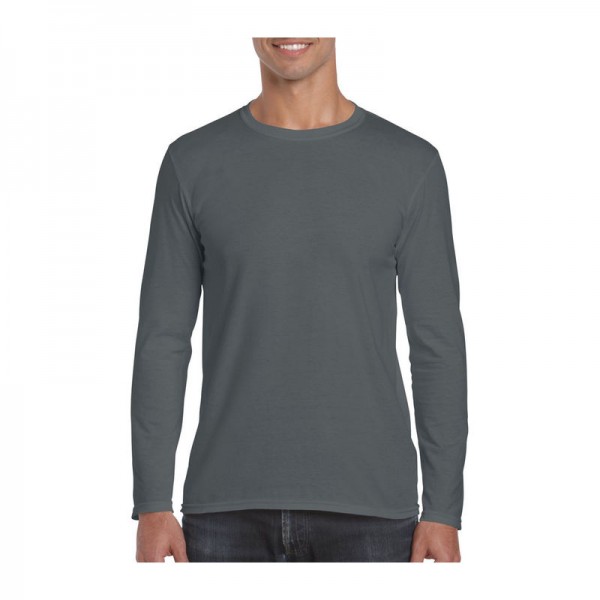 SOFTSTYLE® ADULT LONG SLEEVE T-SHIRT S Charcoal