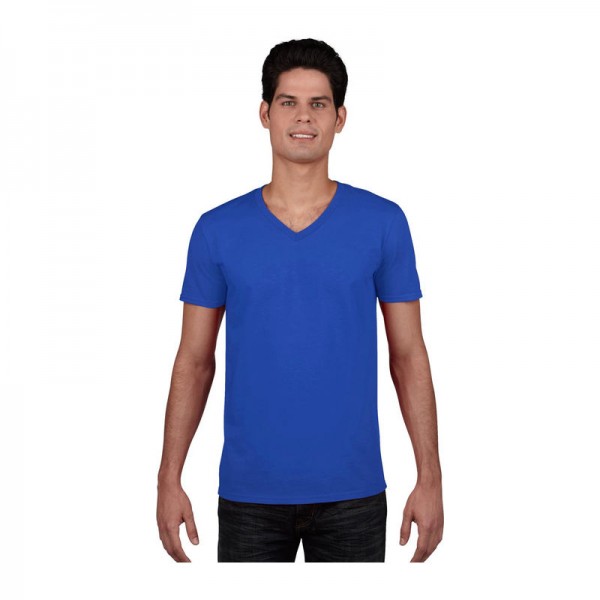 SOFTSTYLE® ADULT V-NECK T-SHIRT M Royal
