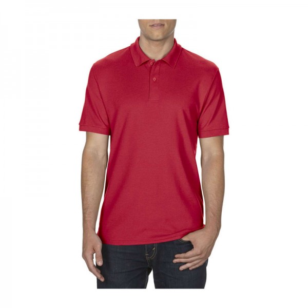 DRYBLEND® ADULT DOUBLE PIQUÉ POLO 4XL Red