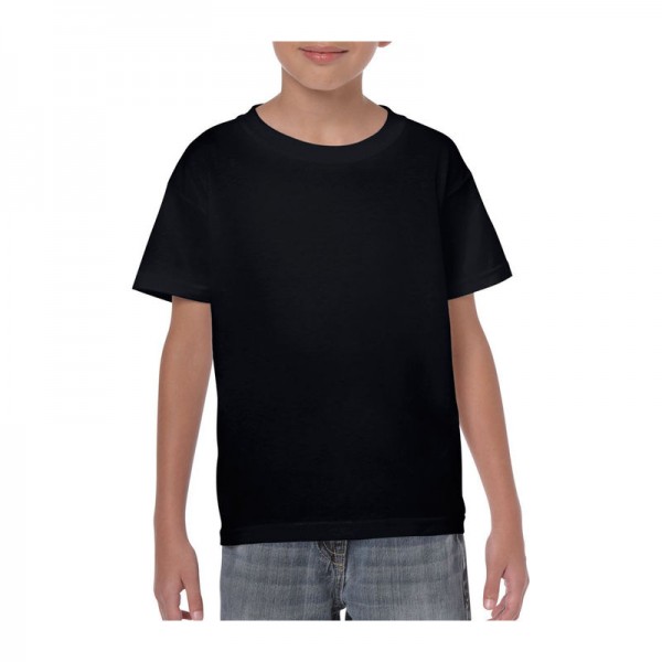 HEAVY COTTON YOUTH T-SHIRT XL Black