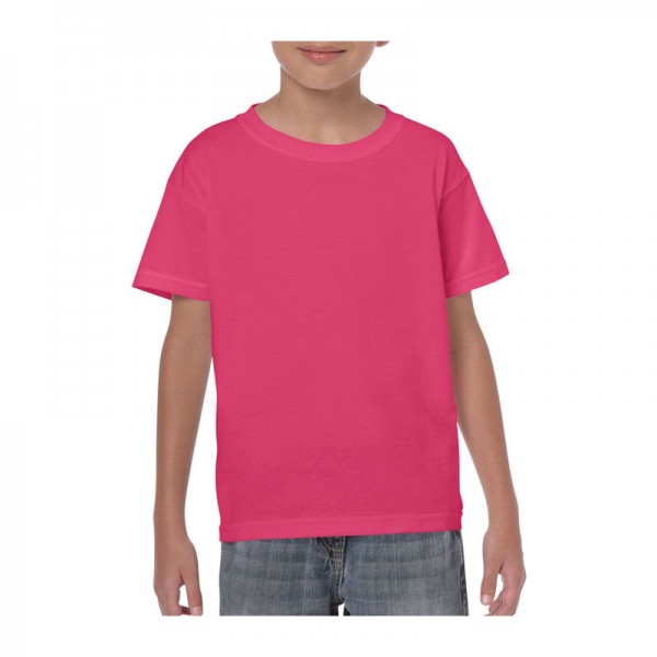 HEAVY COTTON YOUTH T-SHIRT L Heliconia