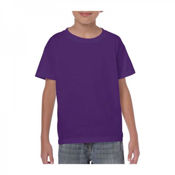 HEAVY COTTON YOUTH T-SHIRT S Purple