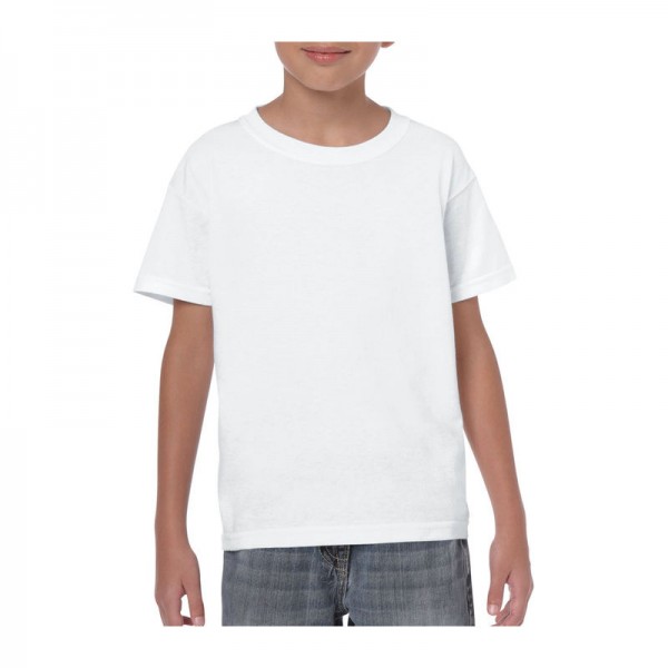 HEAVY COTTON YOUTH T-SHIRT XL White