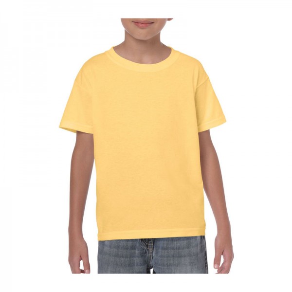 HEAVY COTTON YOUTH T-SHIRT XS Yellow Haze
