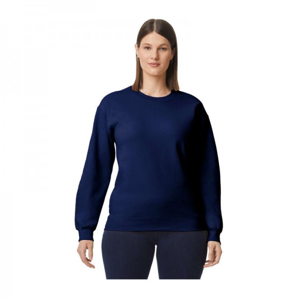Softstyle® Midweight Fleece Adult Crewneck 4XL Navy