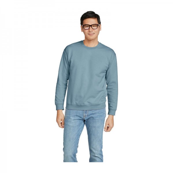 Softstyle® Midweight Fleece Adult Crewneck 3XL Stone Blue