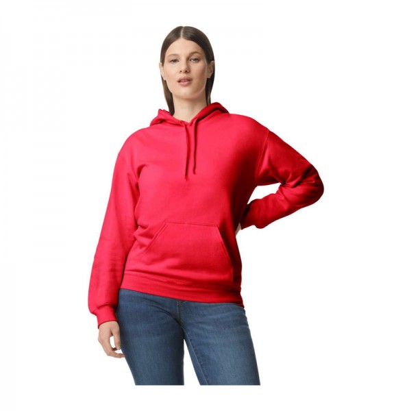Softstyle® Midweight Fleece Adult Hoodie 2XL Red