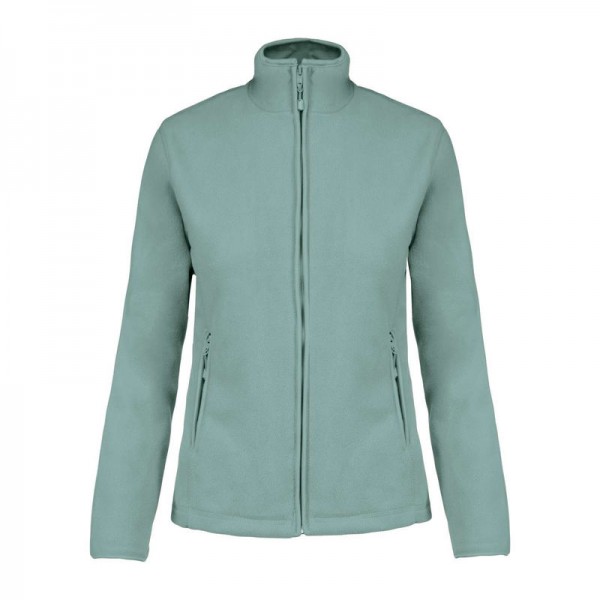 MAUREEN - LADIES' FULL ZIP MICROFLEECE JACKET 2XL Sage Green