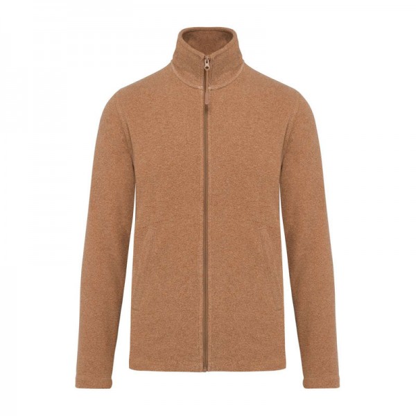 FALCO - ZIP THROUGH MICRO FLEECE JACKET 3XL Camel Heather