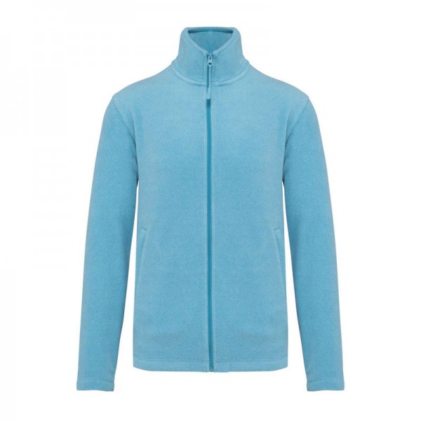 FALCO - ZIP THROUGH MICRO FLEECE JACKET XL Cloudy Blue Heather