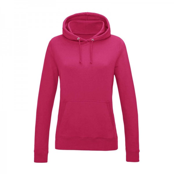 WOMEN'S COLLEGE HOODIE M Hot Pink