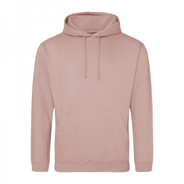 COLLEGE HOODIE XS Dusty Pink