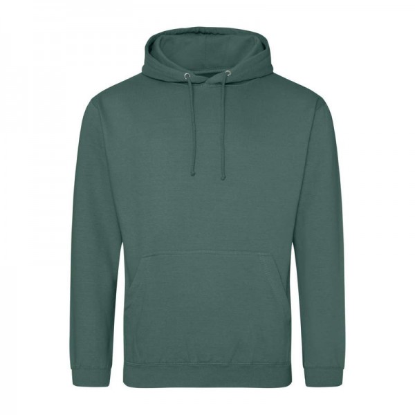 COLLEGE HOODIE S Moss Green