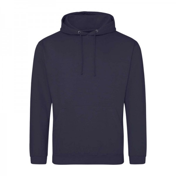 COLLEGE HOODIE L Navy Smoke