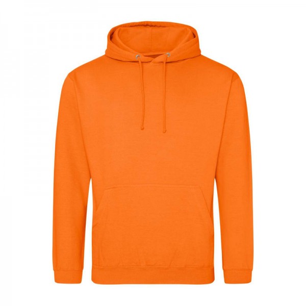 COLLEGE HOODIE XS Orange Crush