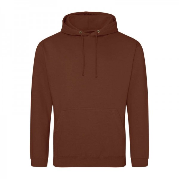 COLLEGE HOODIE XS Red Rust