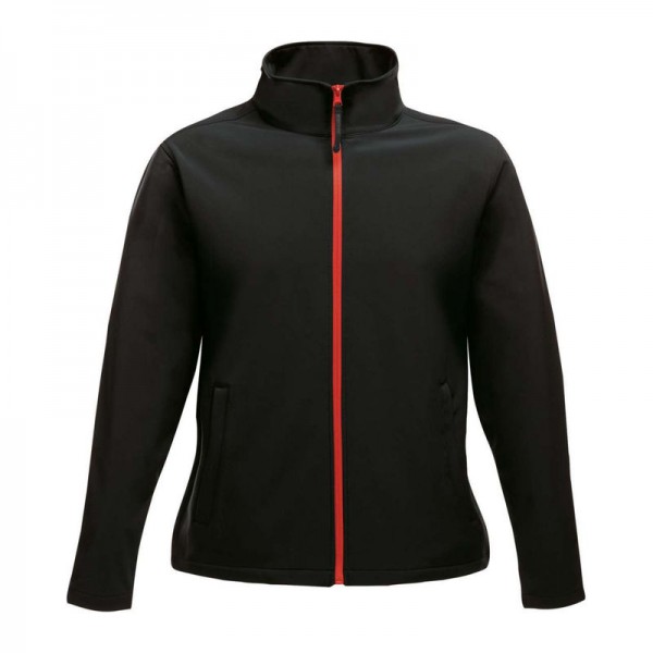 Ablaze Women'S Printable Softshell L Black/Classic Red