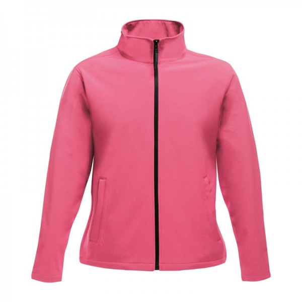 Ablaze Women'S Printable Softshell 3XL Hot Pink/Black