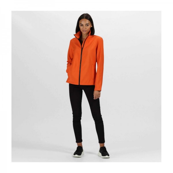 Ablaze Women'S Printable Softshell 2XL Magma/Black