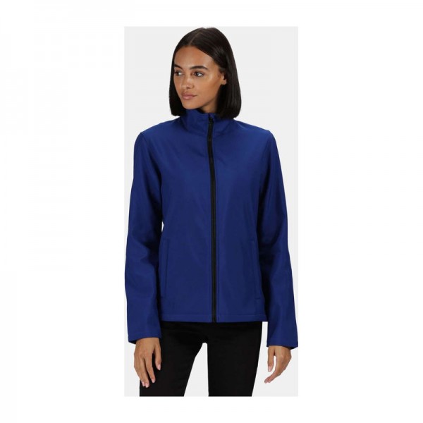 Ablaze Women'S Printable Softshell L New Royal/Black